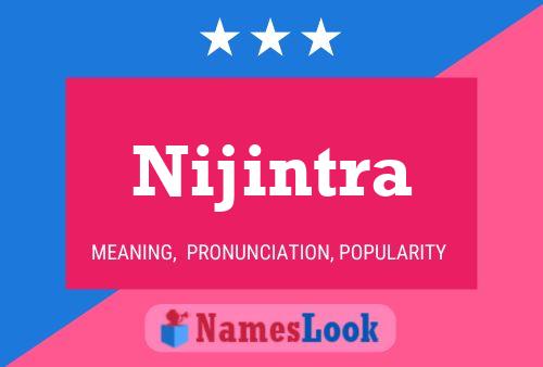 ملصق اسم Nijintra