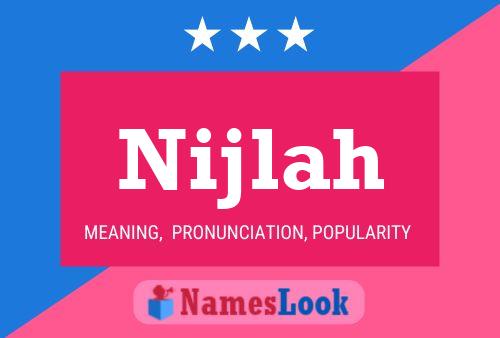 ملصق اسم Nijlah