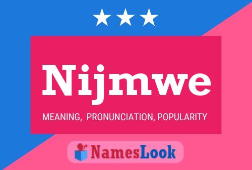 ملصق اسم Nijmwe