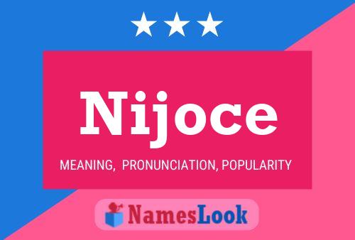 ملصق اسم Nijoce