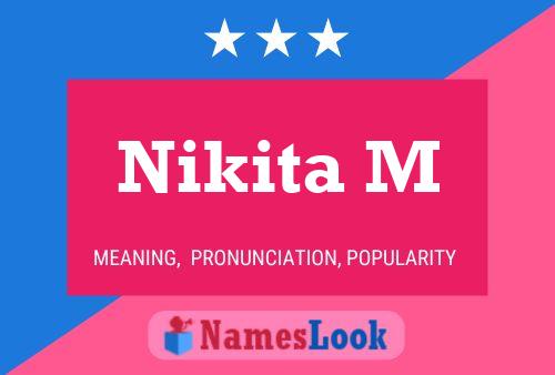 ملصق اسم Nikita M