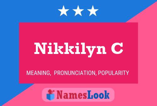 ملصق اسم Nikkilyn C