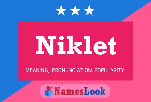 ملصق اسم Niklet