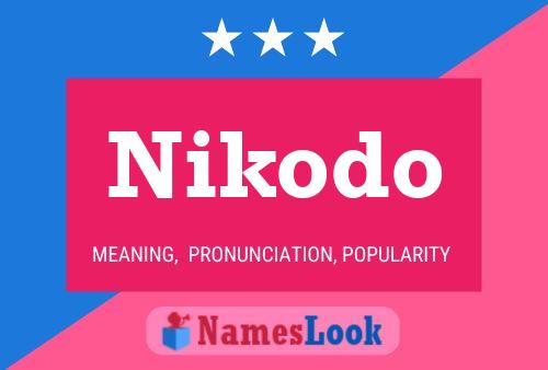 ملصق اسم Nikodo