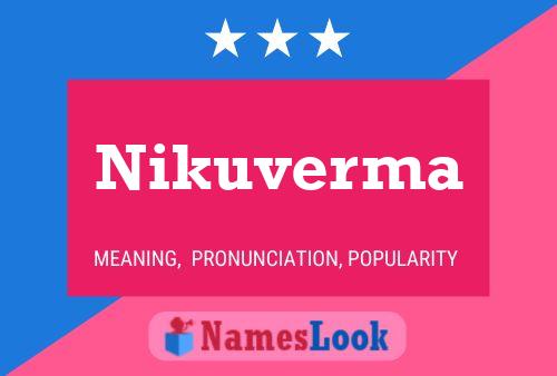 ملصق اسم Nikuverma