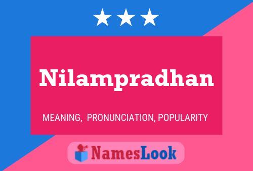 ملصق اسم Nilampradhan