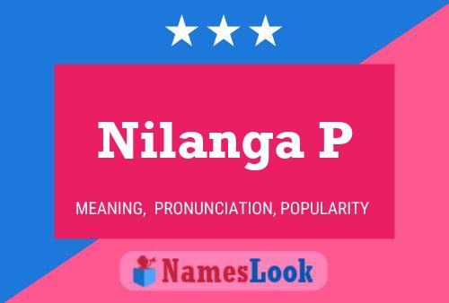 ملصق اسم Nilanga P