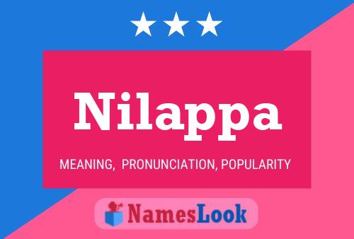 ملصق اسم Nilappa