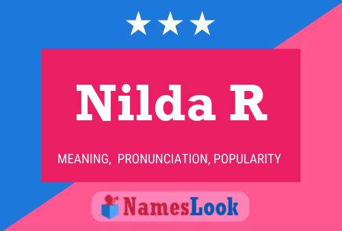 ملصق اسم Nilda R