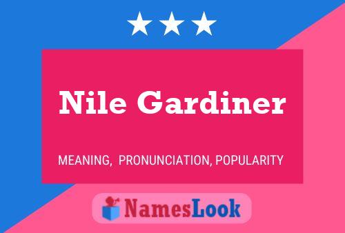 ملصق اسم Nile Gardiner