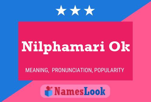 ملصق اسم Nilphamari Ok