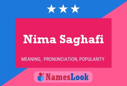 ملصق اسم Nima Saghafi