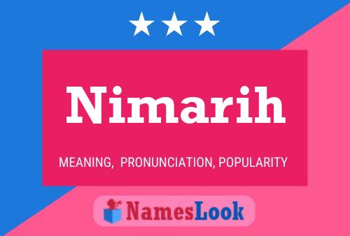 ملصق اسم Nimarih