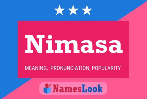 ملصق اسم Nimasa