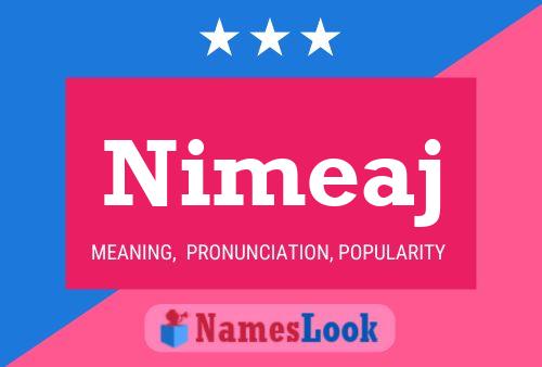 ملصق اسم Nimeaj