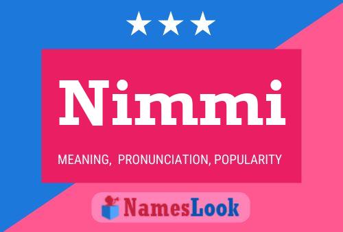 ملصق اسم Nimmi