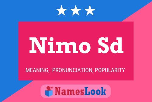 ملصق اسم Nimo Sd