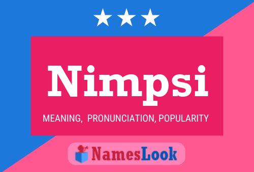 ملصق اسم Nimpsi