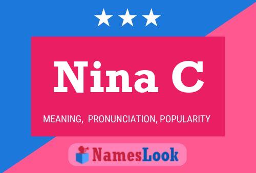 ملصق اسم Nina C