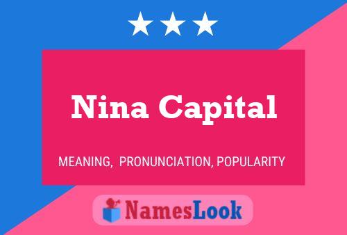 ملصق اسم Nina Capital