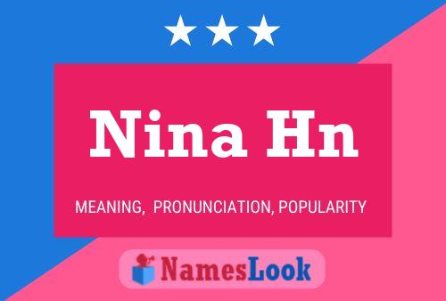 ملصق اسم Nina Hn