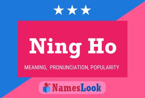 ملصق اسم Ning Ho