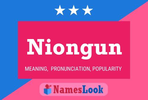 ملصق اسم Niongun