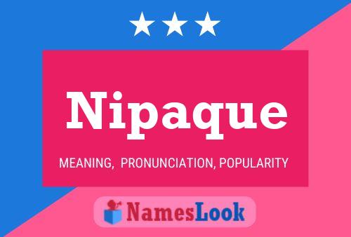 ملصق اسم Nipaque