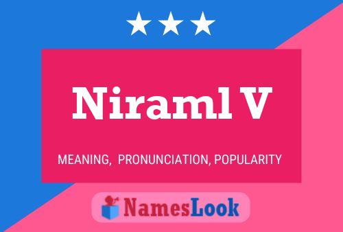 ملصق اسم Niraml V