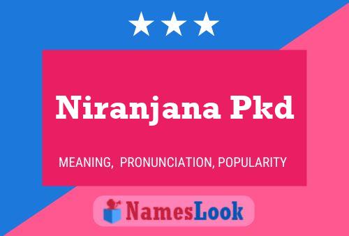 ملصق اسم Niranjana Pkd