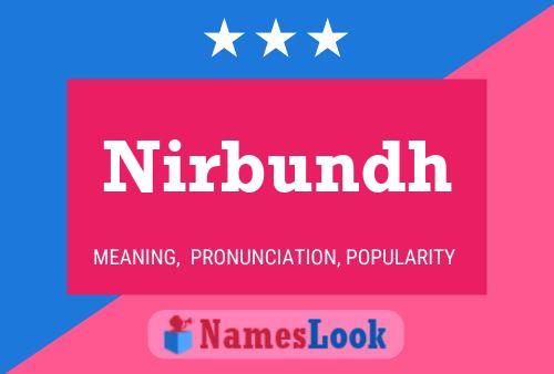 ملصق اسم Nirbundh