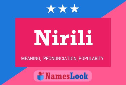 ملصق اسم Nirili