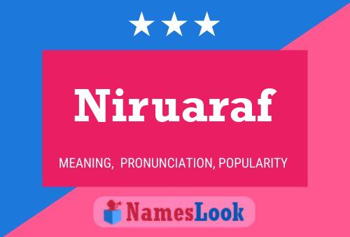 ملصق اسم Niruaraf