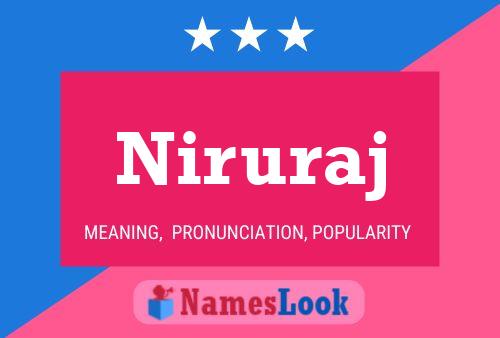 ملصق اسم Niruraj