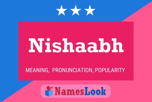 ملصق اسم Nishaabh