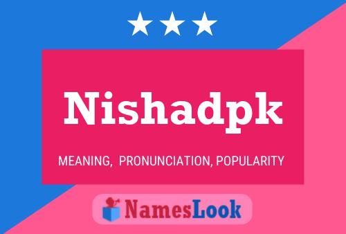 ملصق اسم Nishadpk