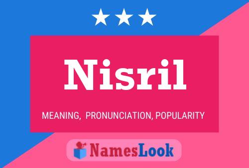 ملصق اسم Nisril