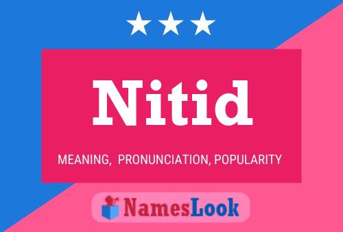 ملصق اسم Nitid