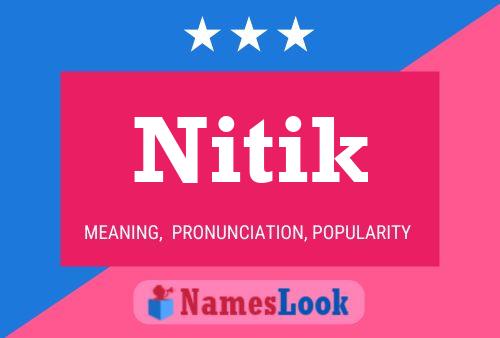 ملصق اسم Nitik