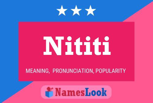 ملصق اسم Nititi