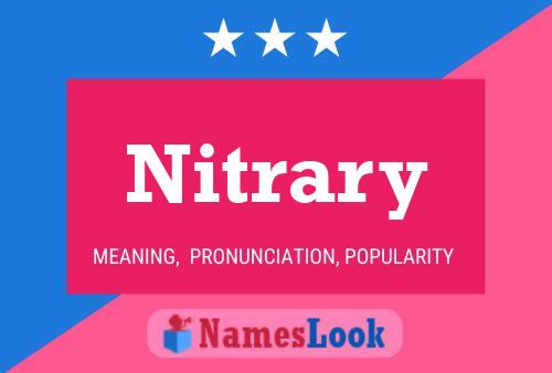 ملصق اسم Nitrary