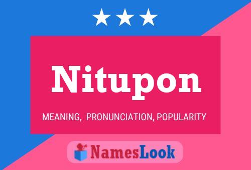 ملصق اسم Nitupon