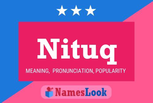 ملصق اسم Nituq