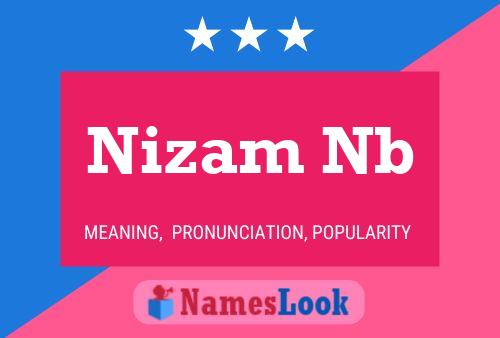 ملصق اسم Nizam Nb