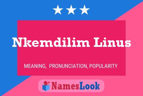 ملصق اسم Nkemdilim Linus