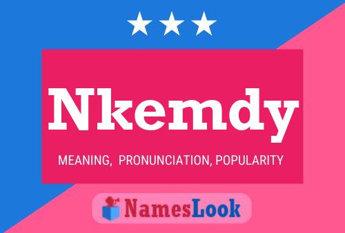 ملصق اسم Nkemdy