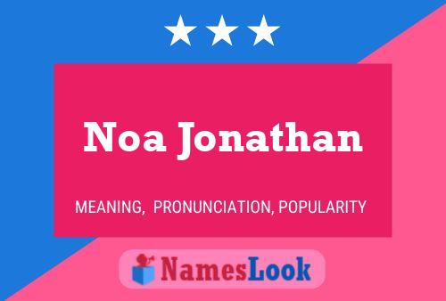 ملصق اسم Noa Jonathan