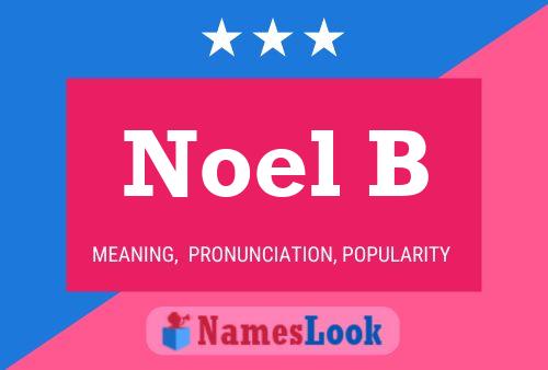 ملصق اسم Noel B