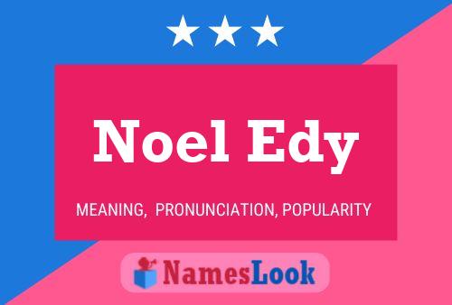 ملصق اسم Noel Edy