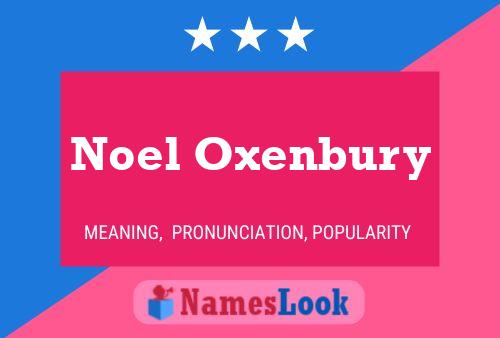 ملصق اسم Noel Oxenbury